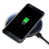 Ци -беспроводное зарядное устройство для Samsung S10 S9 Примечание 9 8 Беспроводная зарядная площадка для iPhone X XS Max XR 8 7 6 Plus с USB -кабельным смартфоном в розничной коробке
