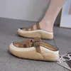 Slippers Fashion Women Wedge Sandals Casual Slip на повышенных туфлях платформы Flip Flops Женские открытые ноги винтажные кожаные слайды 230504