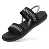 Sandales légères hommes plage pantoufles chaussures d'été pour l'eau respirant décontracté plat en plein air tongs 230503
