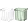 Storage Bottles Translucent Refrigerator Door Organizer Bin Fridge Box Container Home