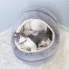 Łóżko dla łóżek kota miękka pluszowa budy poduszka małe psy koty gniazdo ciepłe spanie mata dla psa