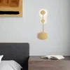 Wall Lamp Kobuc Minimalist Lamps Black Gold Living Room Bedroom Bedside 1/2/3/5 Light AC96V-260V LED Sconce Aisle Lighting Decor