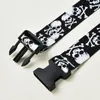 Gürtel Mode Totenkopf Bedruckte Leinwand Für Frauen Männer Kunststoffschnalle Sport Langer Taillengürtel Unisex Cosplay Y2K Goth Punk Bund