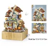 Soldado Loz Mini Windmill Castle Box Box Modelo Construção Bloco Cidade Creative Girls Dream House Tijolos Crianças Toys Presentes 230503