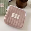 Cosmetic Bags Sanitary Napkin Storage Bag Cotton Cute Korea Coin Purse Wallet Toiletry Organizer Card Pouch Case Mini Makeup