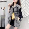 Vests Streetwear Frayed Design Denim Vest Women Plus Size Vintage Sleeveless Black Jean Jacket Punk Waistcoat Loose Chaleco Mujer