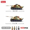 Blocks Sluban WW2 Military The King Tiger Heavey Tank Army Soldiers Building Panther Bricks Toys for Boys Gifts STRV 103 230504