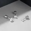 Stud 2023 NOUVEAU Fine Moissanite Hommes Petites Boucles D'oreilles En Acier Inoxydable De Mode Boucles D'oreilles pour Femmes Hommes Bijoux Percés