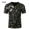 Men's T-skjortor Summer Nightclub Bar Fashion Casual Bronzing Tryckt kortärmad T-shirt H16-17