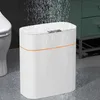 Abfallbehälter Automatischer Sensor Mülleimer Toilette Küche Müllcontainer Smart Badezimmer Haushalt Wasserdicht Induktion Mülleimer Eimer Papierkorb 230504
