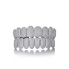 排他的なカスタマイズモイサナイト歯グリルはホップ925シルバーデコレーションブレース男性用女性のためのリアルダイヤモンドブリング歯グリルを提供する必要はありませんカビを提供する