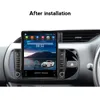 Toyota vitz 3 III XP130 RHD 2016-2020ステレオレシーバーGPSナビゲーションオートラジオBTプレーヤーテスラ垂直スクリーンのためのカーDVDラジオ