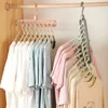 Hangers Rekken 12 stks Magic Multiport Ondersteuning hangers voor Kleding Droogrek Multifunctionele Plastic Kledingrek drooghanger Opslag Hangers 230503