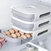Depolama Şişeleri Yumurta Kutusu Kalınlaştırılmış Büyük Kapasiteli Tepsi Buzdolabı Çarpışma Karşıtı Çekmece Tip Mutfak Aksesuarları