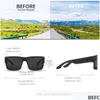 Sunglasses Arrived Wholesale Fashion Cyrus Polarized Square Men Eyewear Sports Mirrored Lens Uv400 Protection 4 Colors Drop Delivery Otvyn