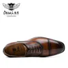 Dress Shoes DESAI Men Brand Oxfords Genuine Leather Italian Business Classic Formal For Design Footwear