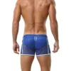 Heren shorts mannen transparante strandbroek sexy man mesh bord shorts man groen zwem shorts gay bikini badkleding xl