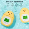 Water Thermometers Baby Bath Tri colorBacklit Floating Toy Safety Temperature 230504