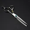 Professional JP 440C Steel 6 '' Tiger SCISSOR Hårklippande sax Frisyr Tonning Barber Tools Shears Frisör