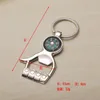 Keychains 2023 Creative Compass Thumbs Palm Metal Key Ring Bottle Opener Keychain Beer Cap Keukengereedschap Accessoires