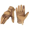 Gants de cyclisme Tactique Militaire Chasse En Plein Air Équitation Fitness Randonnée Escalade Tir Full Finge En Cuir Écran Tactile