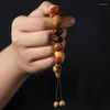 Charm Bracelets 18 Bodhi Natural Seed Bracelet Bangles Vintage Buddha Wood Beads Tibet Buddhist Prayer For Women Men Jewelry