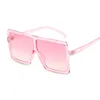 Lunettes de soleil HARKO surdimensionné ombre femme noir mode carré grand cadre lunettes de soleil femme Vintage rétro unisexe