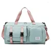 أكياس في الهواء الطلق Women Travel Bag Yoga Sports Handbag Contrable Counder Genident Quality Crosssbody Travel