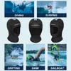 Badekappen 3 mm Neopren Tauchermütze Unisex Professionelle rutschfeste Badekappe Winter Kältebeständiger Neoprenanzug Kopfbedeckung Helm zum Schnorcheln 230503