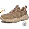 Chaussures habillées chaussures de travail respirantes sécurité légère anti-crevaison indestructible hommes baskets souples avec bout en acier 230503