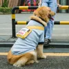 Hondenkleding Dogkleding Spring en herfst Golden Retriever Labrador Shiba Inu Samoyed grote hond plus fluweel twee voeten kleding voorjaar 230504