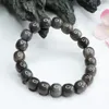 Strang Natural Hetian Jade Armband Smokey Violet Barrel Beads als Right Rain Factory Direct Sales