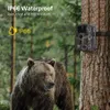 Hunting Cameras Outdoor Wildlife Trail Camera HD 24MP 2.7K 940NM Waterproof IR Night Vision PoTraps Tracking Cam Surveillance 230504