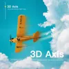 Aeronave Modle Wltoys XK A160 J3 RC Airplano RTF EPP RC Plano de espuma de avião sem escova de escova Sistema 3d6g Sistema de envergadura de 650mm para presente para adultos 230504