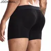 Mutande JOCKMAIL Sexy Men's Butt Lifter Intimo imbottito Boxer Pantaloncini lunghi sollevano naturalmente il sedere Imbottitura rimovibile per il miglioramento posteriore 230503