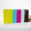 Colorful Matte Stand Up Zip Lock Mylar Packaging Bags Aluminium Foil Zipper Standing Food Storage Bag for Snacks with Tear Notch