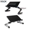 Inne domowe ogród regulowane laptopa stojak przenośny aluminiowy ergonomiczny lapdesk do telewizora sofa sofa na PC stół notebookowy z myszy pad 230504