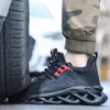 Scarpe eleganti Sneakers da lavoro da uomo Sicurezza indistruttibile con puntale in acciaio PunctureProof Protezione di sicurezza maschile 230503