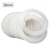 Storage Bottles 10pcs Portable Reusable Cap Kitchen Home Airtight Wide Mouth Round Glass Silicone Seal Rings Mason Jar Lids