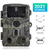 Câmera de câmeras de caça ao ar livre Câmera de vida selvagem HD 24MP 2,7k 940nm à prova d'água IR Night Vision POTRAPS Rastreando CAM Vigilância 230504