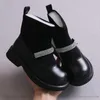 Boots Baby Shoes Kids Casual Fall Fall Girls Fashion Rhinestone Flying Line Line Contains Socks E13923