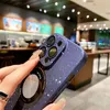 Luxury PC Star Magnetic Phone Case för iPhone 14 Plus 13 12 11 Pro Max stötsäkert bakslagsfall