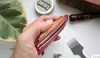 Wallets New Japan Steel Blade Wooden Die Wallet Leather Craft Punch Hand Tool Cut Knife Mould Flip the purseXF036