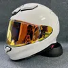 Caschi da moto Casco integrale Z8 RF-1400 Casco da moto da corsa per motocross-Bianco brillante