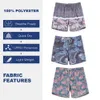 メンズショーツSurfcuz Men's Vintage Swim Shorts Washwased Swimwear Beach Board Short with Mesh Lining Men's Holiday Surfing Swimming Trunks Z0504