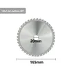 Zaagbladen CMCP Metallschneideblatt 136/165 mm 30T/40T Hartmetall-Kreissägeblatt für Eisen, Stahl, Metall-Trennscheiben