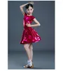 Stage Wear Professional Girl Latin Dance Dress Competition Clothes For Girls Ballroom Children Kid Dancing Costumes