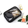 Custodie per cosmetici Custodie per borse trasparenti impermeabili Custodia per trucco da donna Cerniera da viaggio Trucco trasparente Beauty Wash Organizer Kit da toilette da bagno 230503