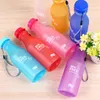 Tumblers Candy Color Water Bottle Party Party Copo Matte Fall Drop Water Cup Sports Sports para viagens Acessórios para camping 230503