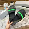 Beroemde Beach Men Women Slippers Slider Sandalen Rubberontwerper Flat Sole Heren Dames Slipper Sandaal Maat 34-46 4597